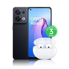 Reno8 256Go 5G Noir Chatoyant + Enco Air 2