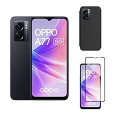 A77 128Go 5G Noir + Coque + Verre trempé