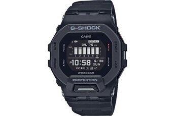 montre connectée casio g-shock gbd-200-1er montre - résistante aux chocs - multifonctions - noir