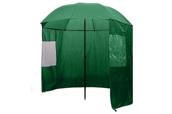 Accessoires du pêcheur Vidaxl Parapluie de pêche Vert 240x210 cm