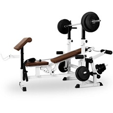 Banc de musculation Workout Hero 3000 - Station à charge guidée curler butterfly