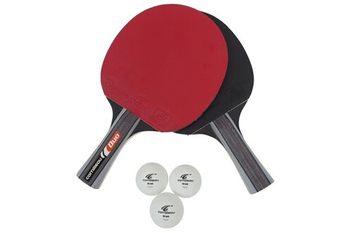 Raquette de tennis de table Cornilleau Raquette tennis de table Pack duo  rouge noir Rouge taille : UNI réf : 82348