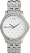 Montre à quartz Armani Montre Femme Exchange AX5215 Argent | Darty