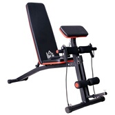 Banc musculation pliable et inclinable - Best Fitness, banc de musculation pliab Banc musculation pliable et inclinable - Best Fitness, banc de musculation pliab