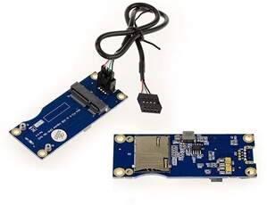 Adaptateur M2 B Key Vers USB 3.0 - Pour Modules WWAN LTE 3G/4G/5G, Avec Support Carte SIM, Plug & Play