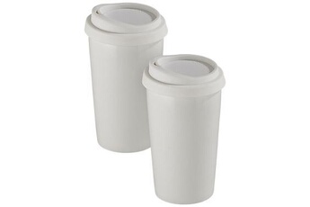Thermos et bouteille isotherme Rosenstein & Söhne : 2 gobelets ''Coffee To Go'' - 25 cl