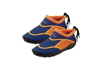 chaussures aquatiques bleu foncé/orange junior