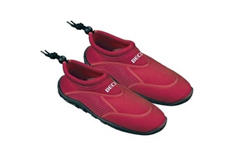chaussons et bottillons de plongée beco chaussures d'eau unisexe rouge