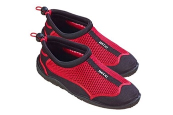 chaussons et bottillons de plongée beco chaussures d'eau noir/rouge unisexe