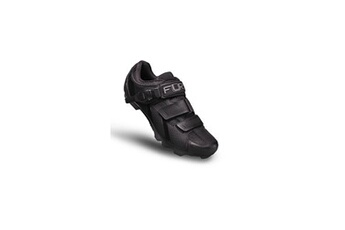 Chaussure vtt elite f65 t46 noir 2 bandes auto agrippantes + clic (pr)