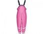 Playshoes Pantalon De Pluie Enfant Avec Bretelles - Imperméable Et Coupe-Vent, Rose, Taille 80, Vêtement Pluie Léger Et Confortable