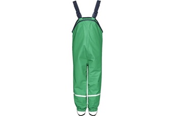 pantalon sportswear playshoes pantalon de pluie avec molleton vert junior