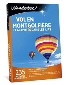 Coffret cadeau Vol en Montgolfière et 13925s dans les airs