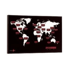 Horloge mondiale multifuseaux
