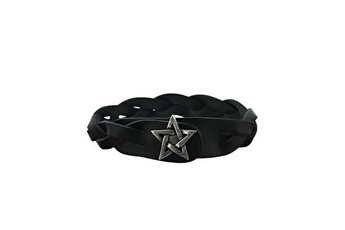 bijou generique bracelet tressé alchemy gothique : pentagramme