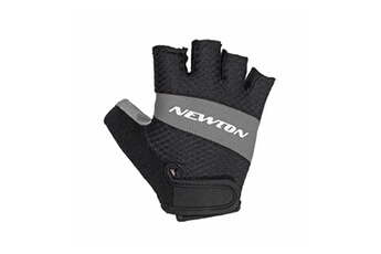 gants vélo newton gants velo court adulte tech gris-noir m (paire sur carte)