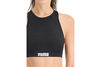maillot de bain une pièce puma swim top racerback polyamide/élasthanne noir
