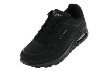 chaussures de fitness skechers chaussures mode ville uno noir air lady noir taille : 39 rèf : 47242