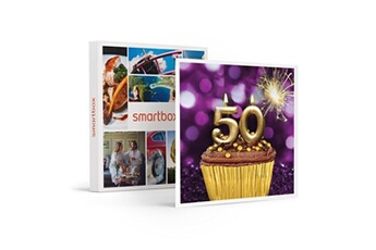 Coffret cadeau Smartbox - Joyeux anniversaire ! Pour femme 50 ans - Coffret Cadeau Multi-thèmes