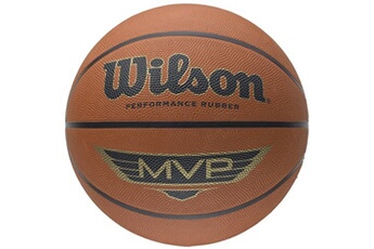 ballon de basket wilson basket-ball mvp caoutchouc orange taille 7