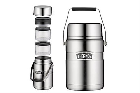Thermos et bouteille isotherme Thermos King Porte-aliments Inox Mat 1,2ld14,8xh22,3cm 12h Chaud 24h Froid
