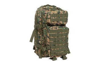 sac et housse de randonnée mil-tec sac à dos d'assaut us camouflage digital woodland extensible et multi poches 36 litres grand volume