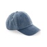 Beechfield Casquette Plate Vintage Unisexe - 100% Coton Lavé Robuste, Style Rétro Confortable