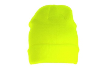 bonnet et cagoule sportwear generique bonnet classique toptex bonnet gilet jaune rever jaune taille : uni réf : 0