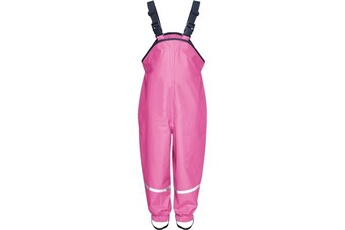pantalon sportswear playshoes pantalon de pluie avec molleton rose junior