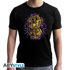 - Tshirt ""Gant d'infinité"" homme black L
