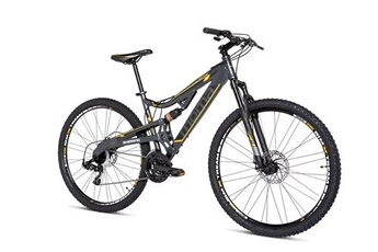 VTT Moma Bikes Vélo VTT, EQX 29- 5.0 , Aluminium, SHIMANO 24V, Freins a Disque, Double Suspension, Taille L-XL