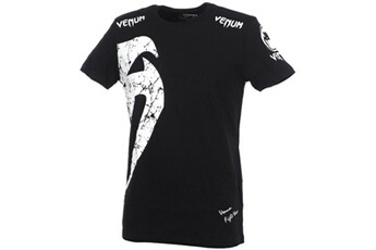 haut et t-shirt sportswear venum tee shirt manches courtes giant black mc tee noir taille : s rèf : 29725