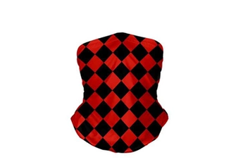 bonnet et cagoule sportwear generique masque bouche sport tour de cou demon slayer noir/rouge