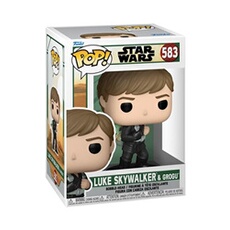 Figurine Pop Star Wars The Book of Boba Fett Luke Skywalker with Grogu