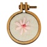 Lot De 10 Cerceaux à Broder En Bois 4 Cm - Pour Point De Croix, Broderie Main, Création De Pendentifs