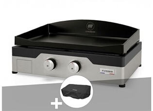 Plancha gaz Signature Allure 260 Duo + Housse de protection -