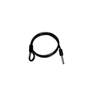 Antivol velo cable a boucle pour fer a cheval rs350 noir 1m diam 10mm Antivol velo cable a boucle pour fer a cheval rs350 noir 1m diam 10mm