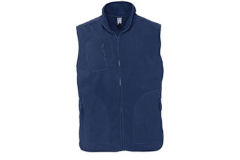 doudoune sportswear sols - polaire sans manches norway - homme (5xl) (bleu marine) - utpc346