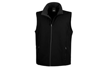 doudoune sportswear result core - veste sans manches - homme (l) (noir / noir) - utrw3699