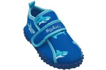 chaussons et bottillons de plongée playshoes chaussures d'eau shark garçons bleu taille 32/33