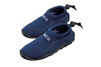 chaussons et bottillons de plongée beco chaussures aquatiques bleu foncé junior