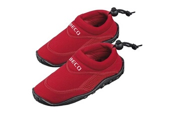 chaussons et bottillons de plongée beco chaussures d'eau rouge junior