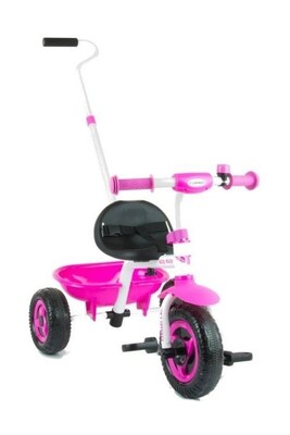 Vélo enfant Milly Mally Turbo driewieler Tricycle Enfant Junior Rose/Blanc
