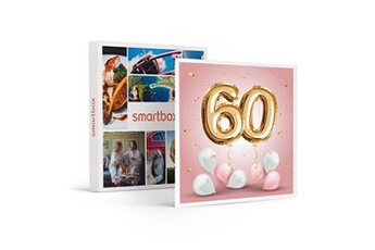 Coffret cadeau Smartbox - Joyeux anniversaire ! Pour femme 60 ans - Coffret Cadeau Multi-thèmes