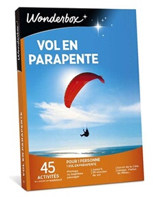 Coffret cadeau Vol en parapente