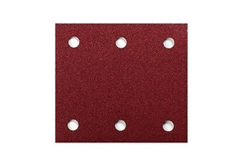 Makita Papier abrasif velcro 114 x 102 mm (6 ouvertures) grain, 100, 10 pièces Makita P-33118