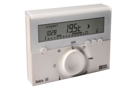 Thermostat et programmateur de température Delta Dore Thermostat d'ambiance Deltia 8.00 programmable électronique filaire