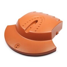 DURAMAXX Protection de pluie pour tondeuse à gazon orange
