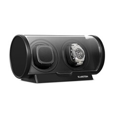 Lugano Remontoir automatique pour 2 montres - 4 modes de rotation - Noir
