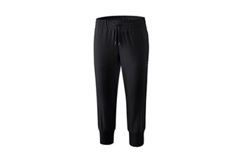 pantalon sportswear erima pantacourt femme 48 noir